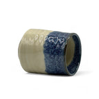 Inoue Tea Shirahagi Seiryu Blue Mino-yaki Yunomi - Japanese Teacup