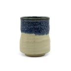 Inoue Tea Shirahagi Seiryu Blue Mino-yaki Yunomi - Japanese Teacup