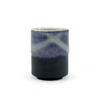 Inoue Tea Ruri Kesho Black Mino-yaki Yunomi - Japanese Teacup