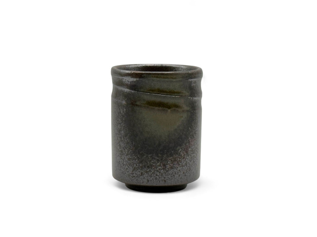 Inoue Tea Bizen Fu Brown Mino-yaki Yunomi - Japanese Teacup