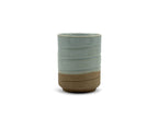 Inoue Tea Unofu Sendan Gray Mino-yaki Yunomi - Japanese Teacup