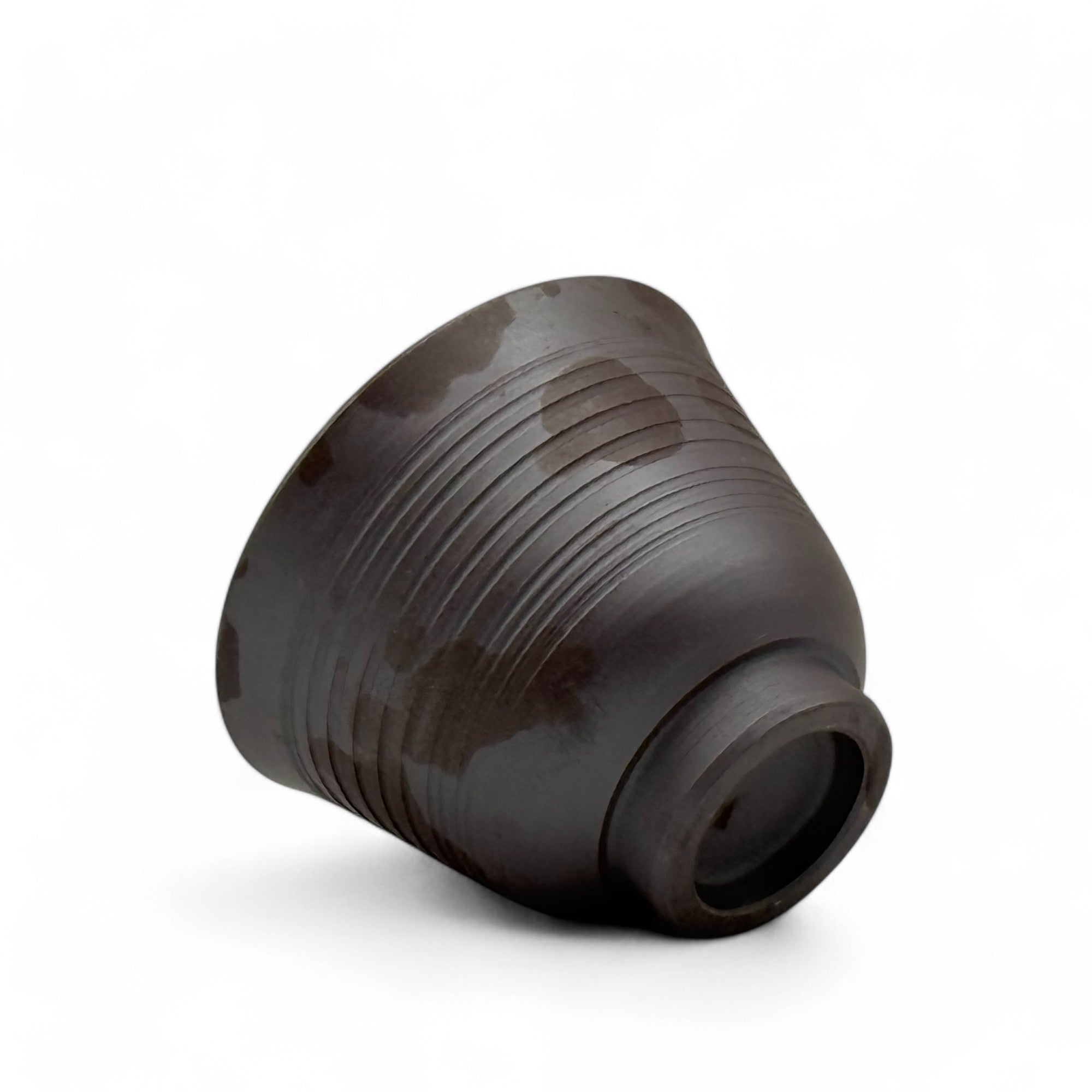 Inoue Tea Sensuji Brown Mino-yaki Yunomi - Thumbnail 2