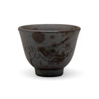 Inoue Tea Ume Brown Mino-yaki Yunomi - Japanese Sencha Teacup