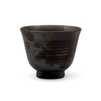 Inoue Tea Sensuji Brown Mino-yaki Yunomi - Japanese Sencha Teacup