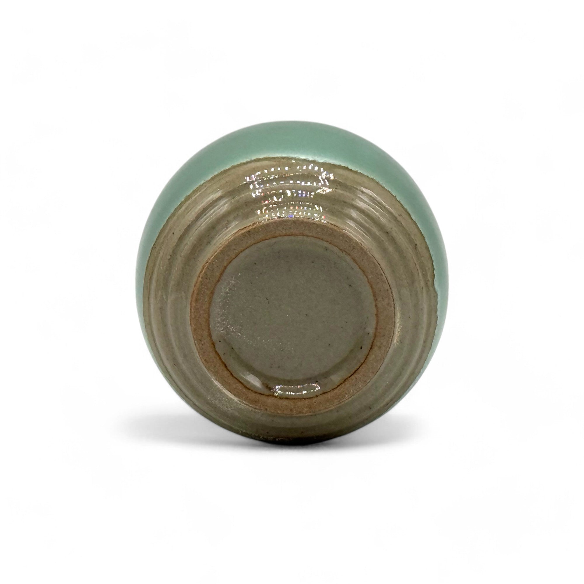 Inoue Tea Hisuitaru Green Mino-yaki Yunomi - Japanese Teacup