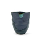 Inoue Tea Nezumi Shinrokubei Gray Mino-yaki Yunomi - Japanese Teacup