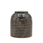 Inoue Tea Nami Brown Mino-yaki Yunomi - Japanese Teacup