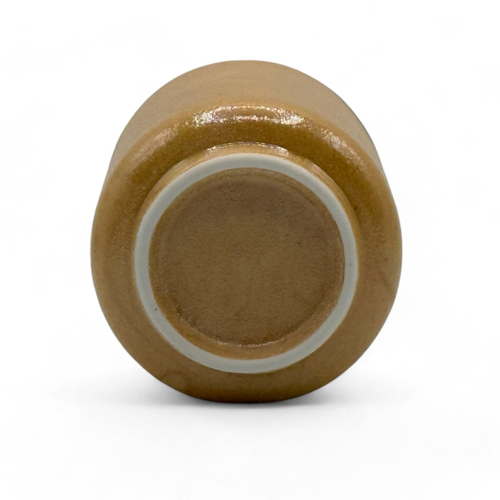 Inoue Tea Iga Yellow Shigaraki-yaki Yunomi - Japanese Teacup
