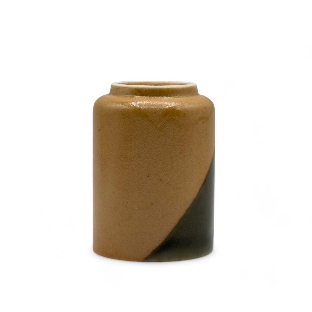 Inoue Tea Iga Yellow Shigaraki-yaki Yunomi - Japanese Teacup
