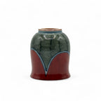Inoue Tea Shiawase Ume Red Hasami-yaki Yunomi - Japanese Teacup