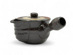 Inoue Tea Shiro Hirokuchi Brown Tokoname-yaki Kyusu - Japanese Teapot