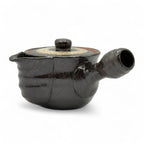 Inoue Tea Shiro Hirokuchi Brown Tokoname-yaki Kyusu - Japanese Teapot