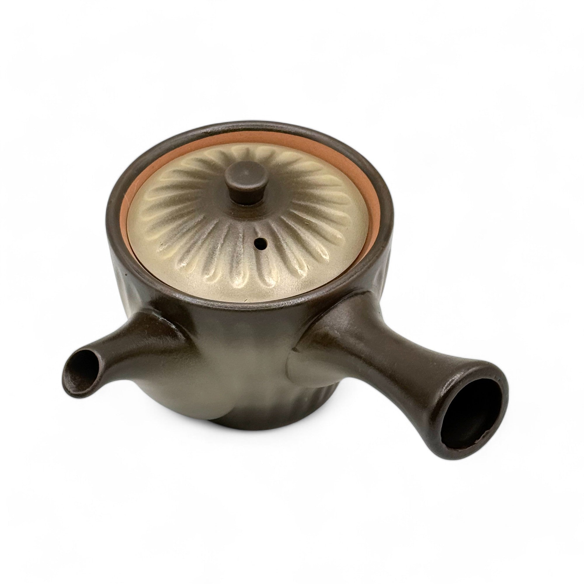Inoue Tea Kinsai Ibushi Brown Tokoname-yaki Kyusu - Japanese Teapot
