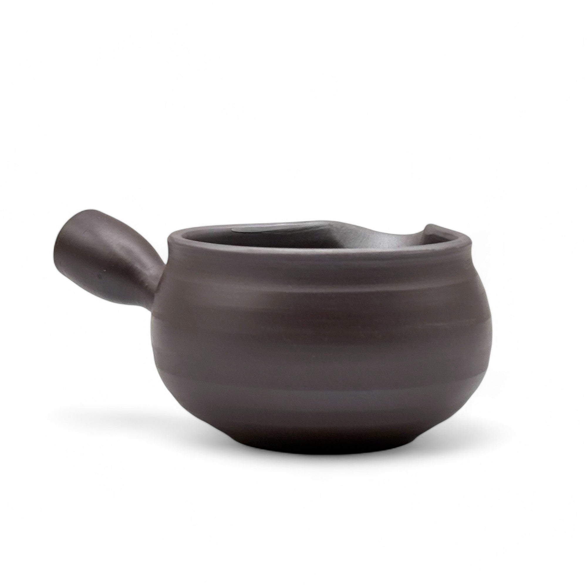Inoue Tea Muji Samashi Banko-yaki Black Yuzamashi - Japanese Water Cooler