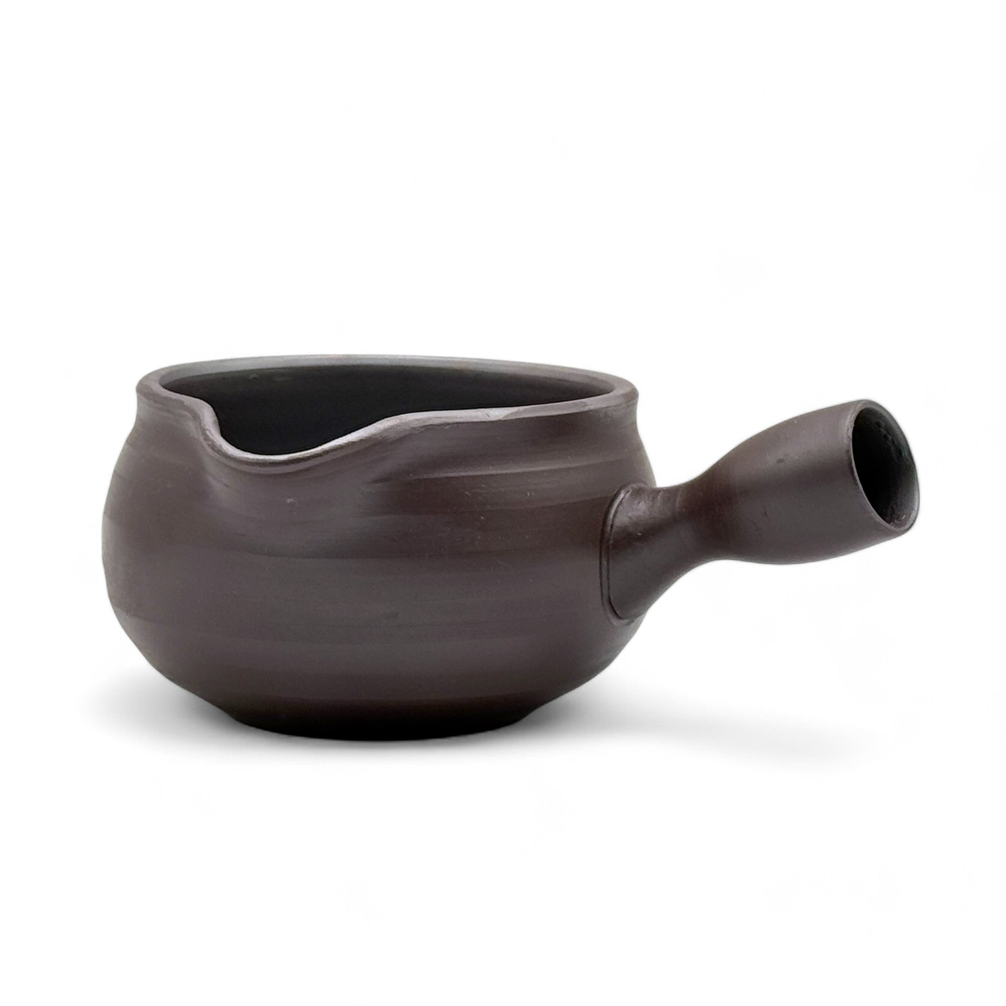 Inoue Tea Muji Samashi Banko-yaki Black Yuzamashi - Japanese Water Cooler