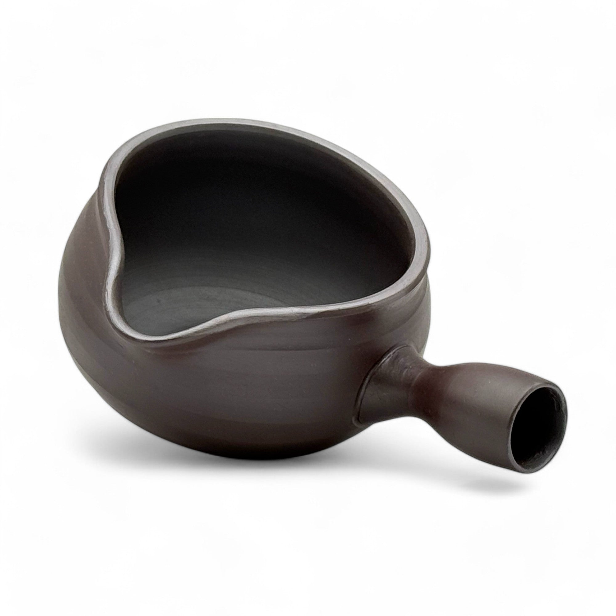 Inoue Tea Muji Samashi Banko-yaki Black Yuzamashi - Japanese Water Cooler
