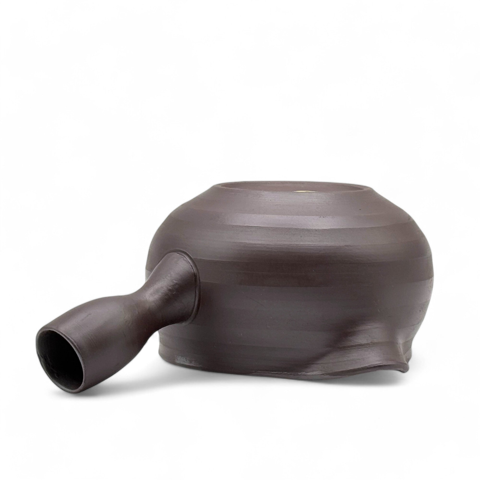 Inoue Tea Muji Samashi Banko-yaki Black Yuzamashi - Japanese Water Cooler