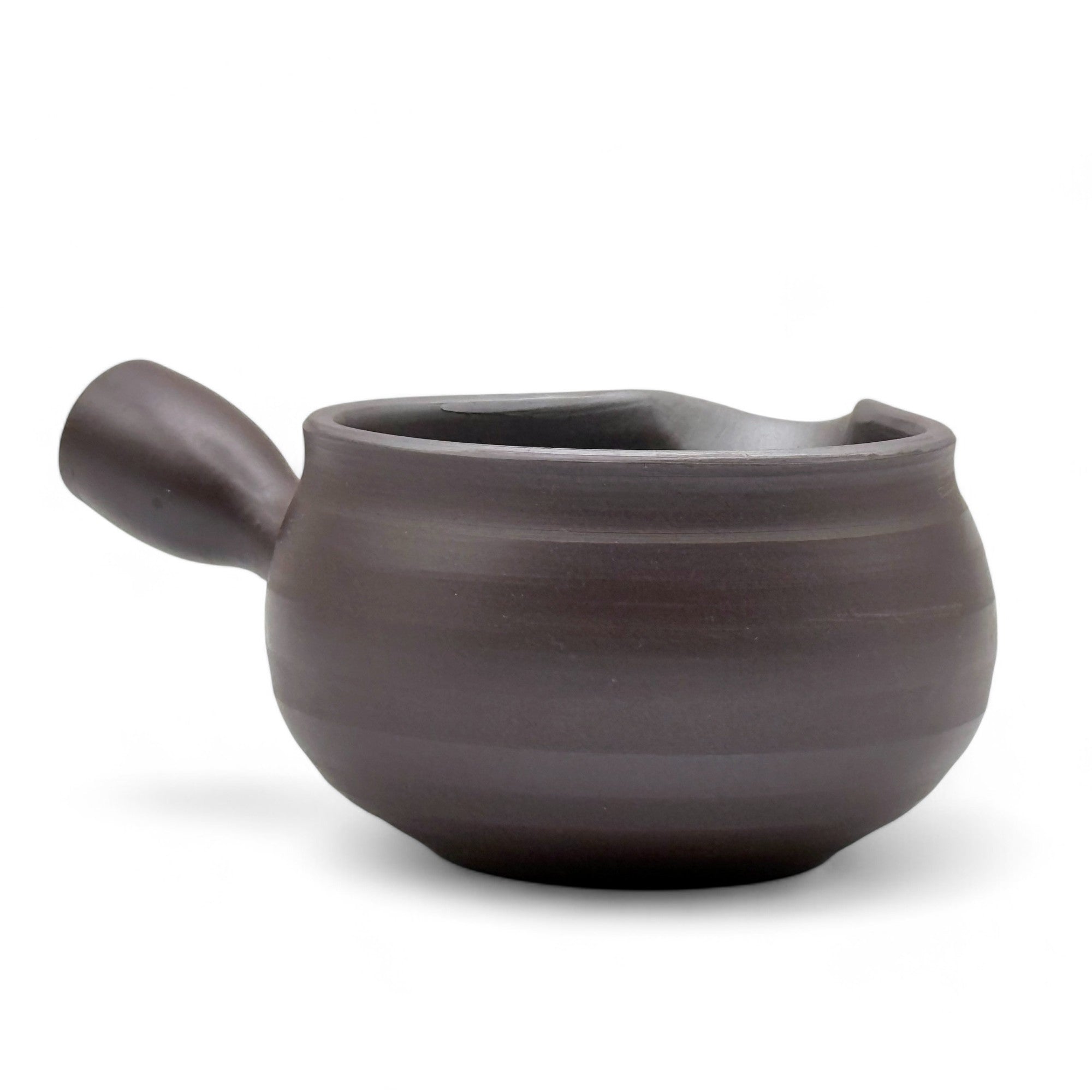 Inoue Tea Muji Samashi Banko-yaki Black Yuzamashi - Japanese Water Cooler