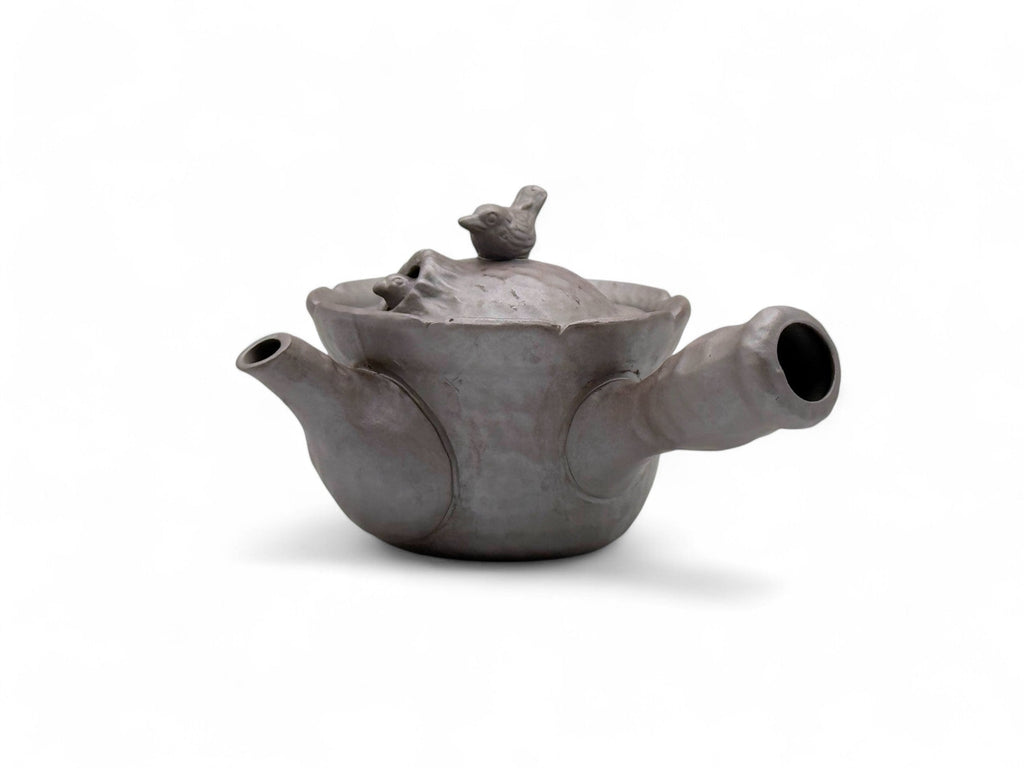 Inoue Tea Tori Tobidashi Ko Banko-yaki Kyusu - Japanese Teapot