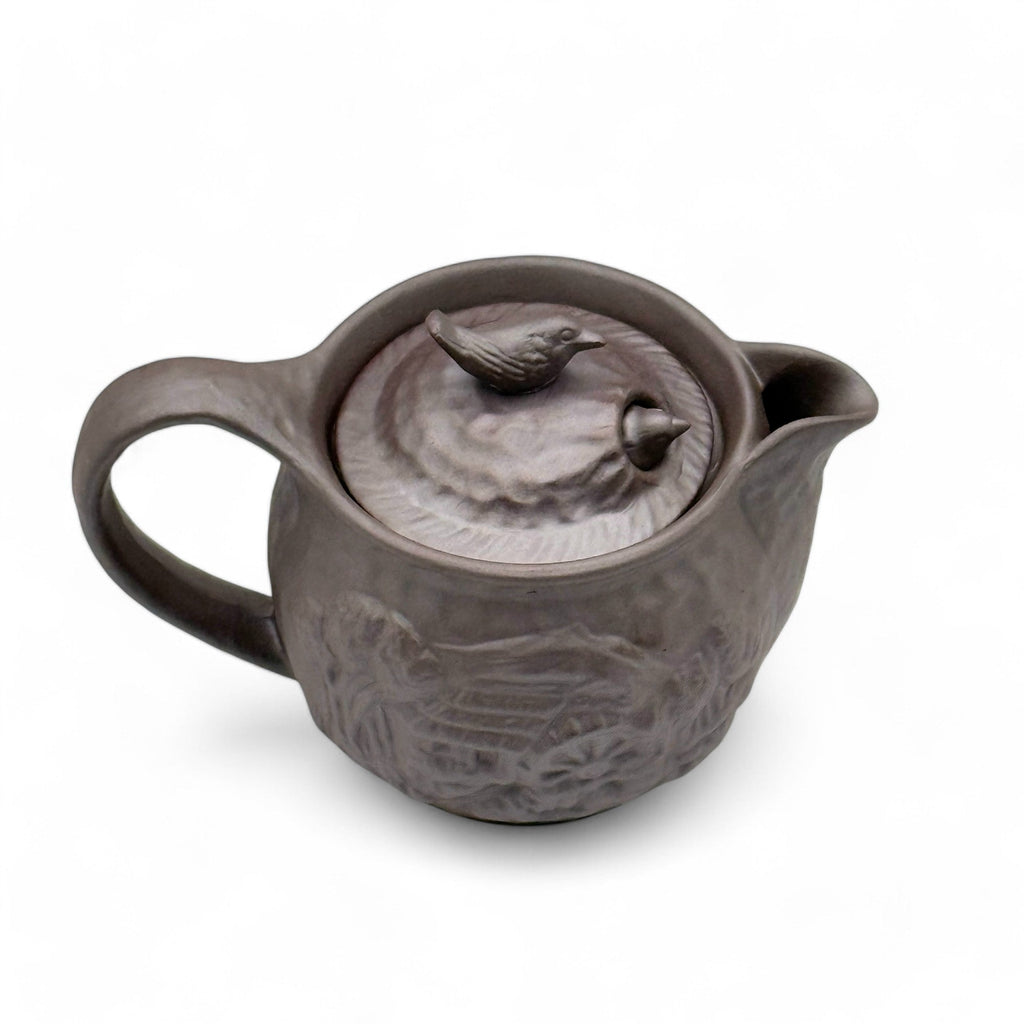 Inoue Tea Tori Tobidashi Banko-yaki Kyusu - Japanese Teapot