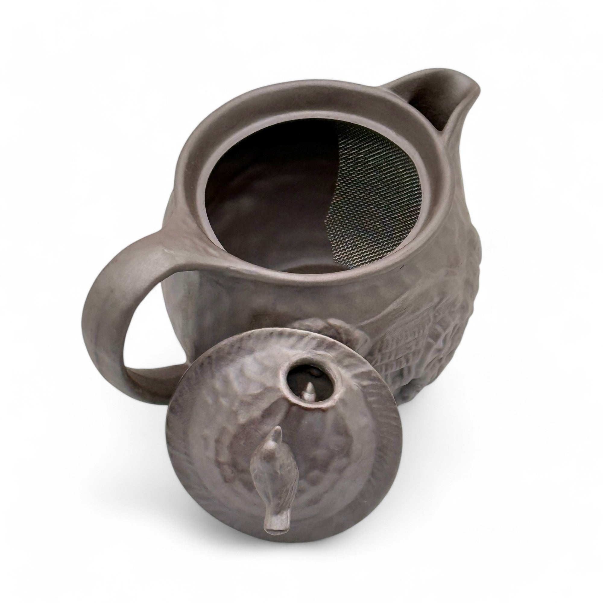 Inoue Tea Tori Tobidashi Banko-yaki Kyusu - Japanese Teapot