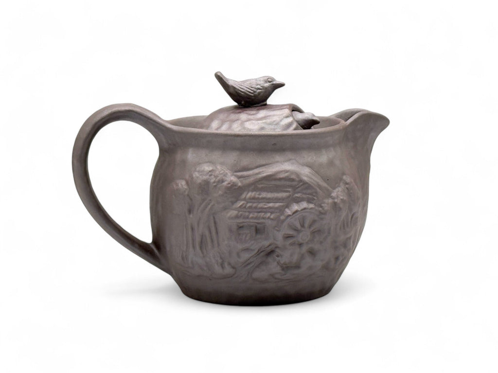 Inoue Tea Tori Tobidashi Banko-yaki Kyusu - Japanese Teapot