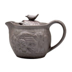 Inoue Tea Tori Tobidashi Banko-yaki Kyusu - Japanese Teapot