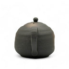 Inoue Tea Iga Fukimaru Black Bizen-yaki Kyusu - Japanese Mini Teapot