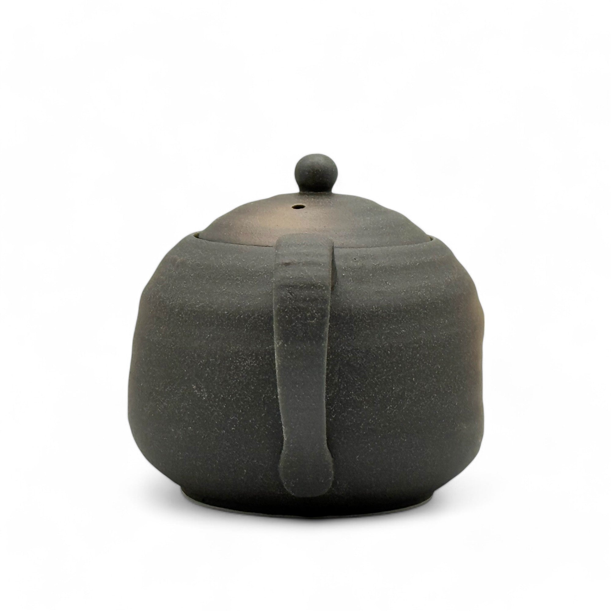 Inoue Tea Iga Fukimaru Black Bizen-yaki Kyusu - Japanese Mini Teapot