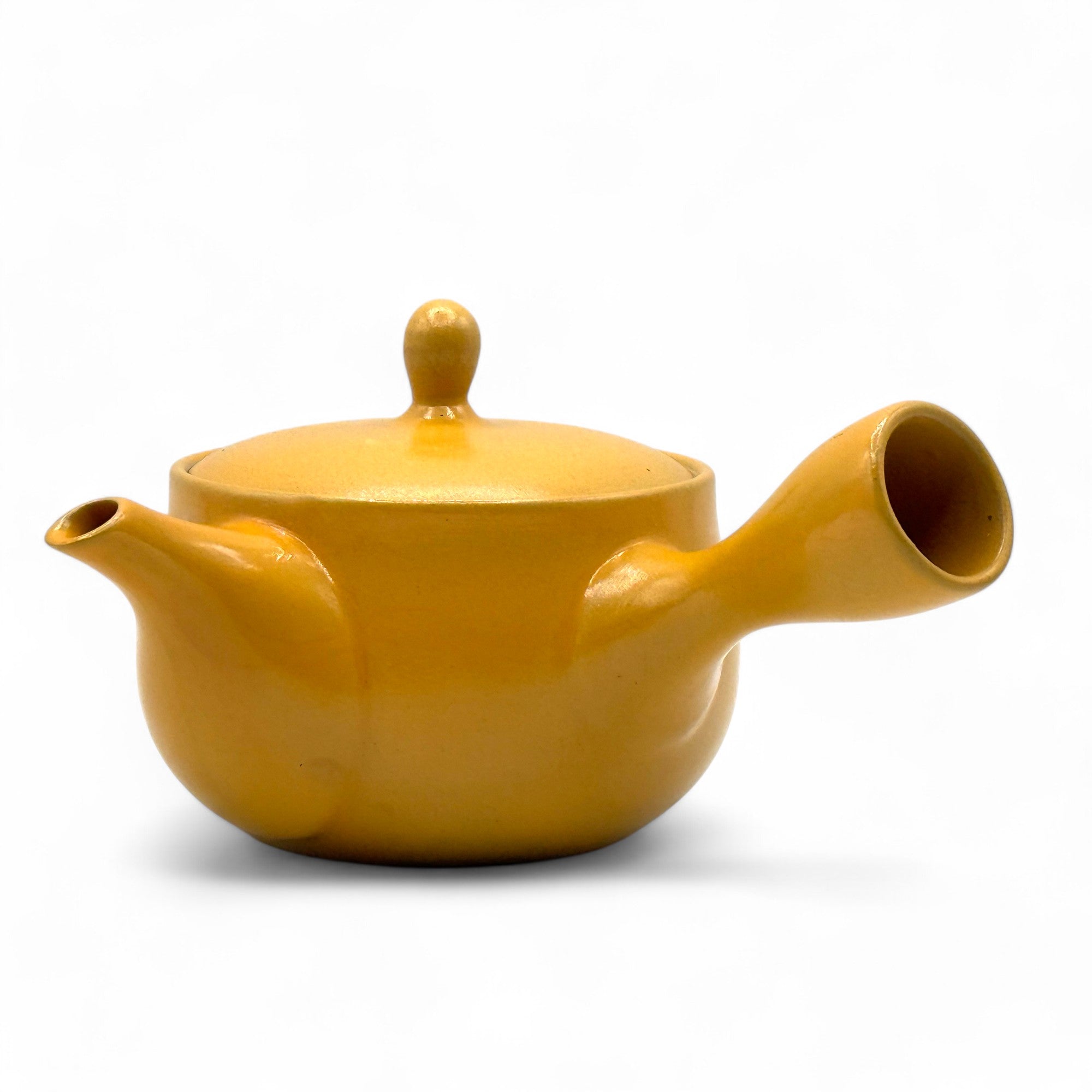 Mitsubachi Hana Yellow Tokoname-yaki Kyusu - Thumbnail 4