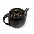 Inoue Tea Toffee Brown Banko-yaki Kyusu - Japanese Teapot