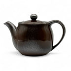Inoue Tea Toffee Brown Banko-yaki Kyusu - Japanese Teapot