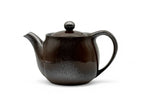 Inoue Tea Toffee Brown Banko-yaki Kyusu - Japanese Teapot