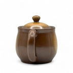 Inoue Tea Mirai Brown Banko-yaki Kyusu - Japanese Teapot