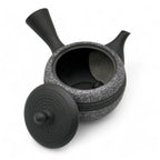 Inoue Tea Komaru Gray Tokoname-yaki Kyusu by Haku yō - Japanese Mini Teapot