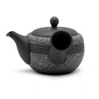 Inoue Tea Komaru Gray Tokoname-yaki Kyusu by Haku yō - Japanese Mini Teapot