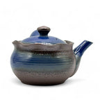 Inoue Tea Hana Mizuki Blue Banko-yaki Kyusu - Japanese Teapot