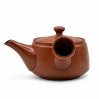 Inoue Tea Fusensaku Hakubai White Blossom Red Tokoname-yaki Kyusu - Japanese Teapot