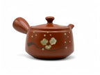 Inoue Tea Fusensaku Hakubai White Blossom Red Tokoname-yaki Kyusu - Japanese Teapot