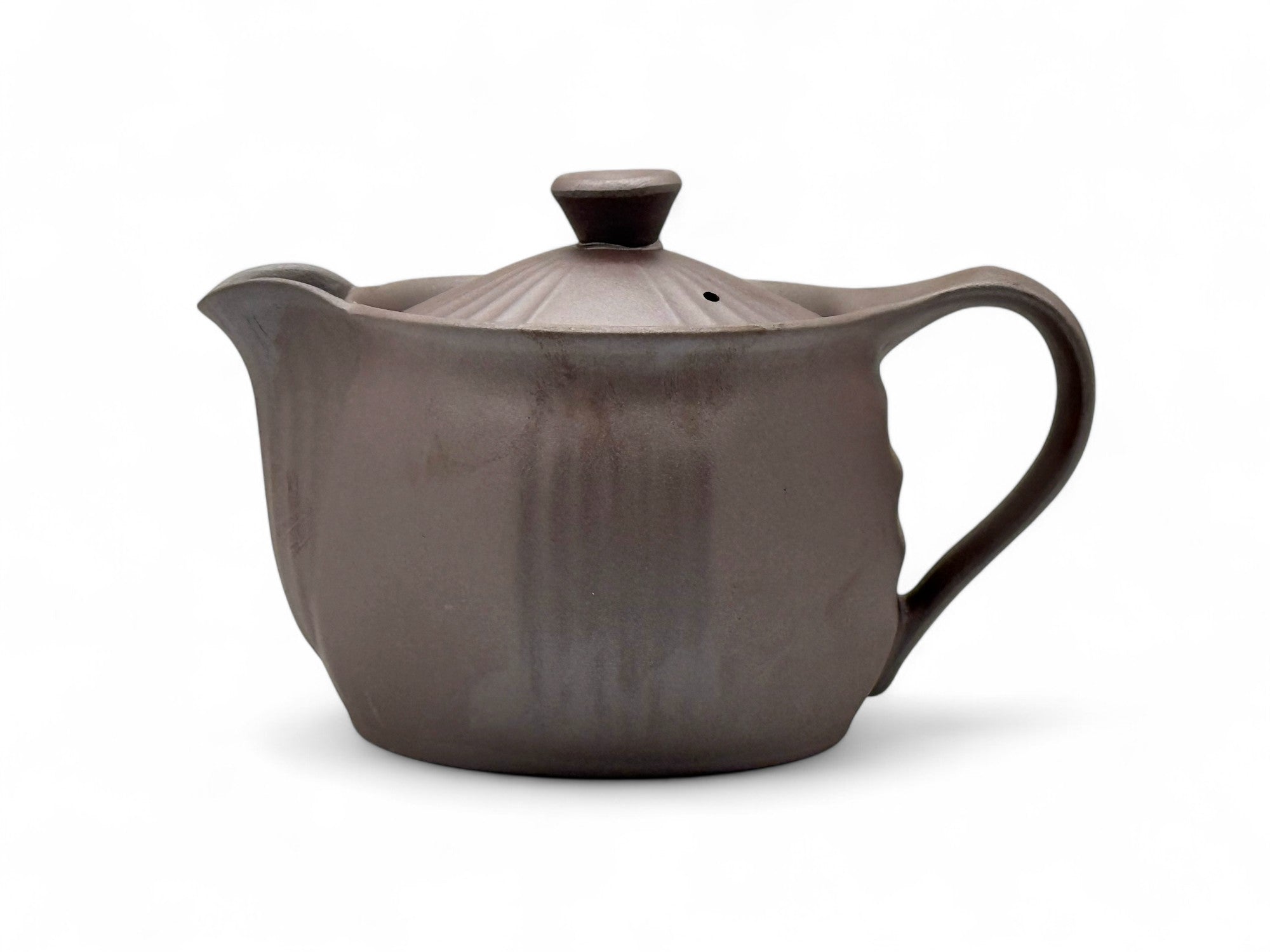 Inoue Tea Ichiro Brown Banko-yaki Kyusu - Japanese Teapot