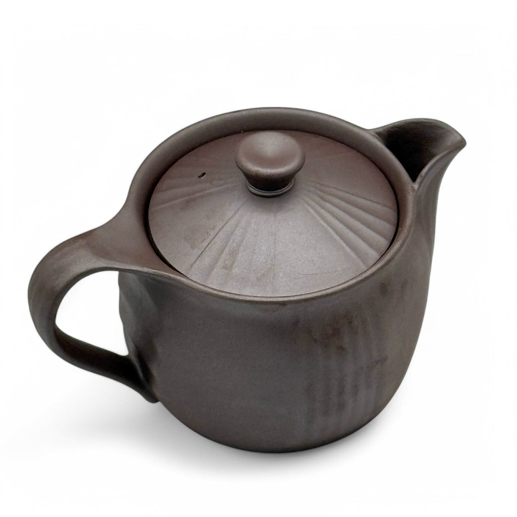Inoue Tea Ichiro Brown Banko-yaki Kyusu - Japanese Teapot