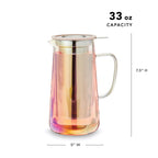 Pinky Up Annika Glass Teapot & Infuser