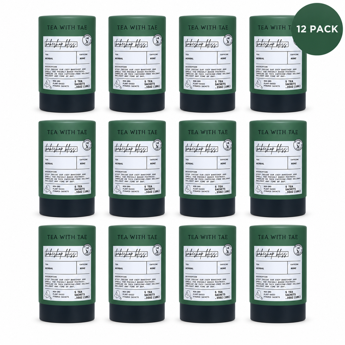 Tea with Tae Bakeshop Bliss Mini Tea Tube (5 tea bags)