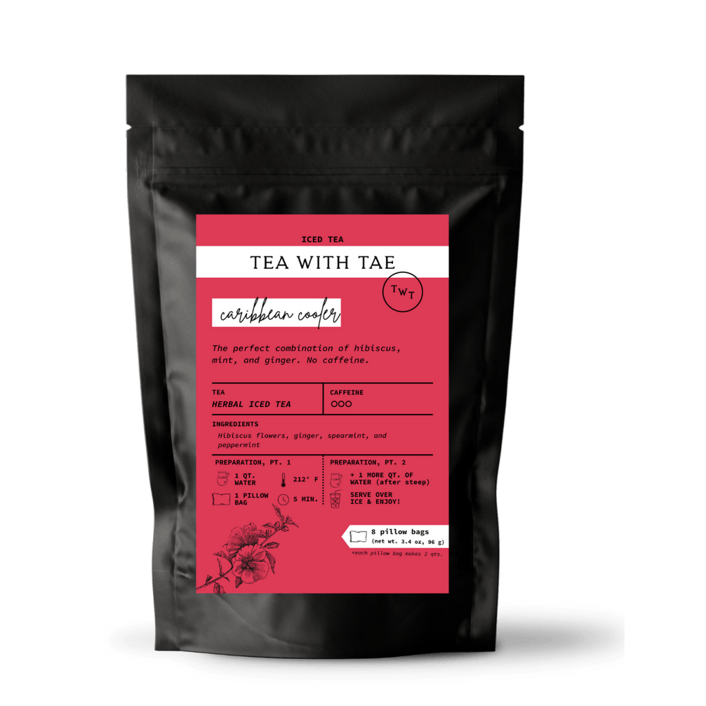 Tea with Tae Caribbean Cooler Iced Herbal Tea Pouch