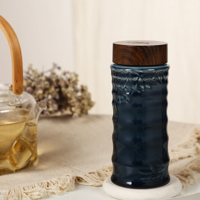 Acera Bamboo Joint Tea Travel Mug - Thumbnail 3