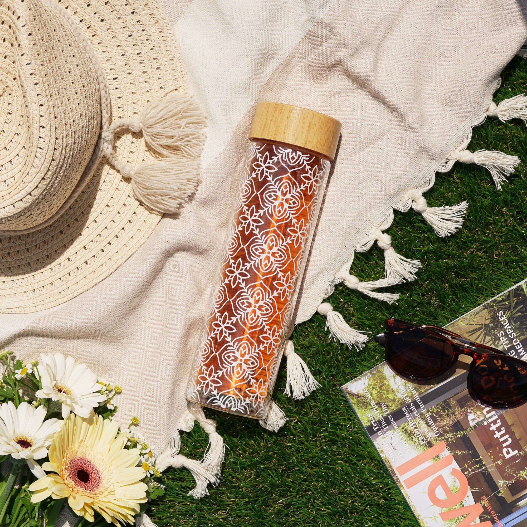 Pinky Up Blair: Marrakesh Glass Travel Infuser Mug