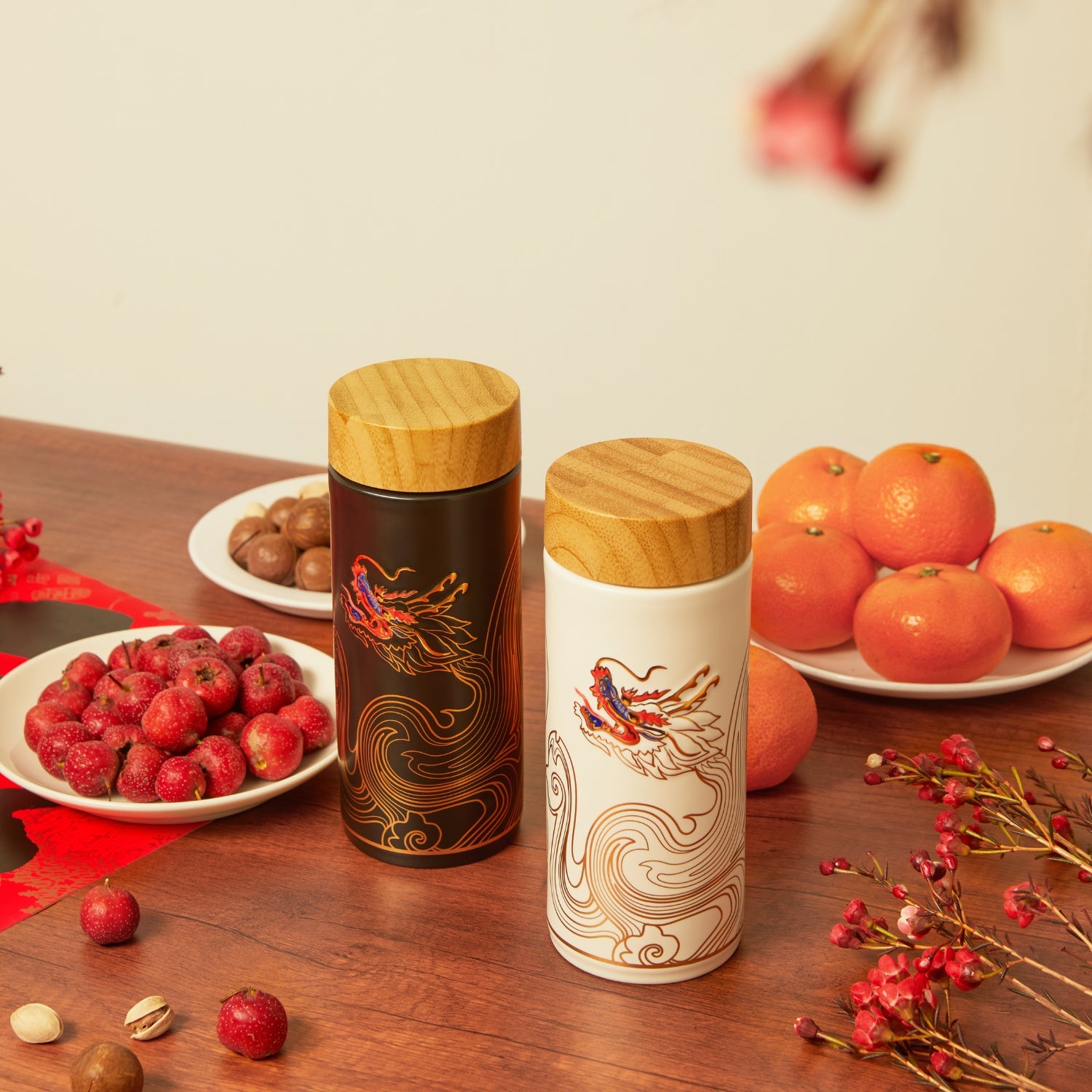 Acera Vibrant Dragoncloud Ceramic Tumbler