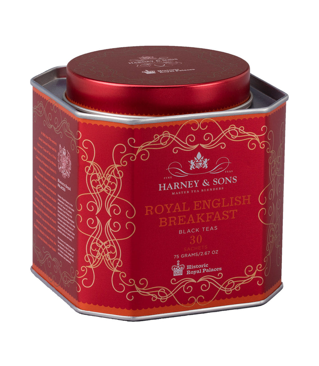 Harney & Sons Royal English Breakfast, HRP Tin of 30 Sachets