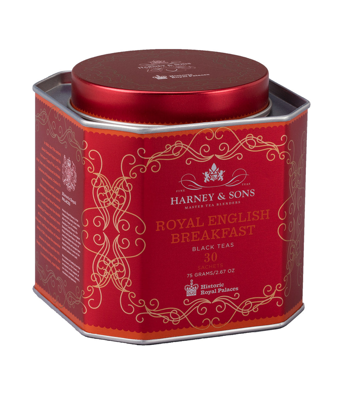 Harney & Sons Royal English Breakfast, HRP Tin of 30 Sachets