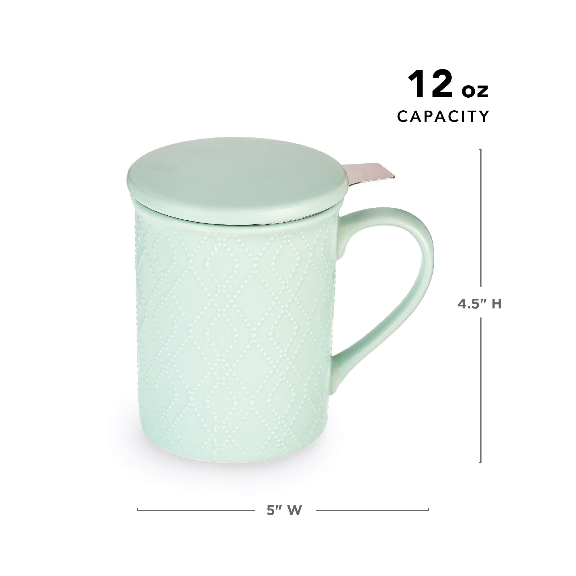 Pinky Up Annette: Souk Mint Ceramic Tea Mug & Infuser